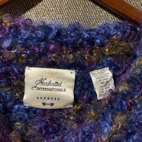 Vintage 90’s Express Handknitted Sweater - size M - Picture 2 of 7